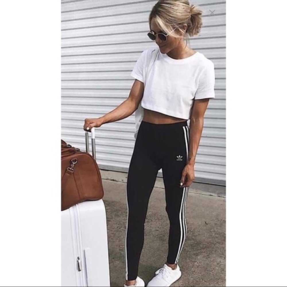 Adidas ORIGINAL SEXY 3-Stripe Fitted Leggings - Picture 7 of 9